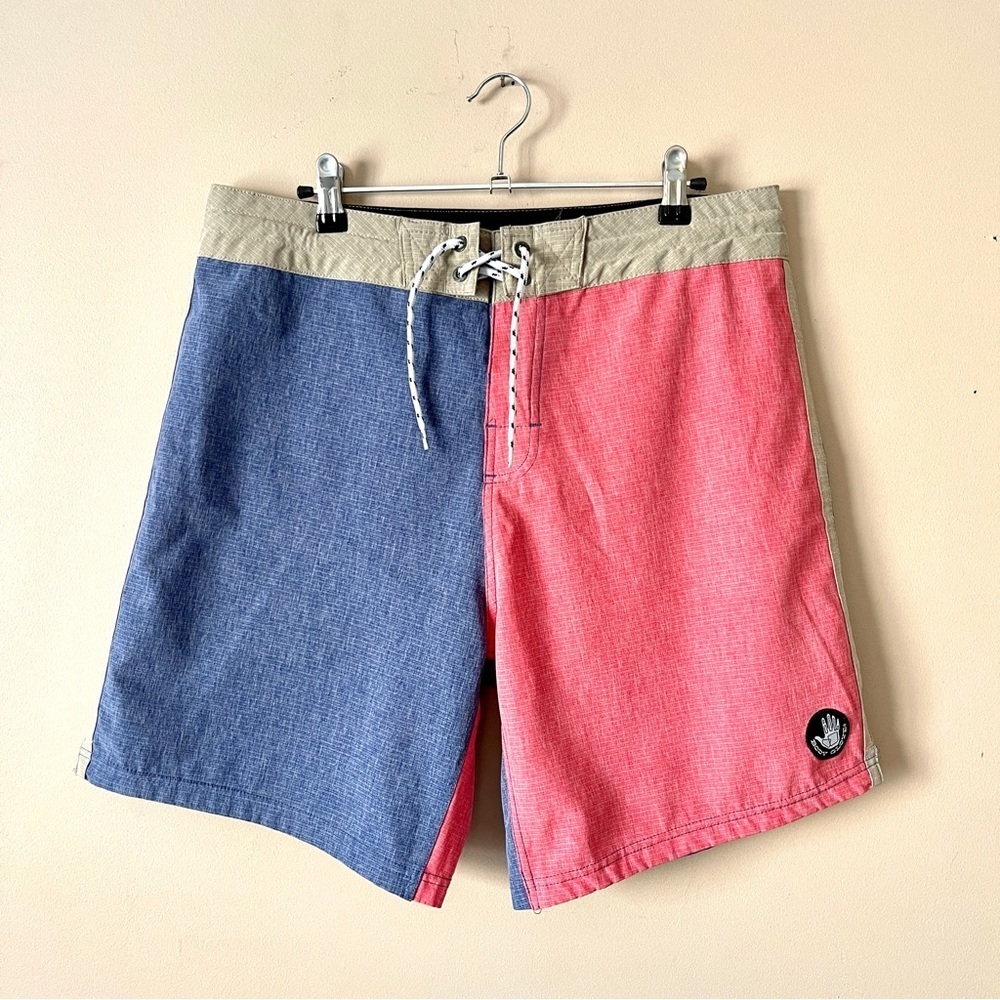 BODY GLOVE | Vapor Color Block Swim Trunks Sz 32